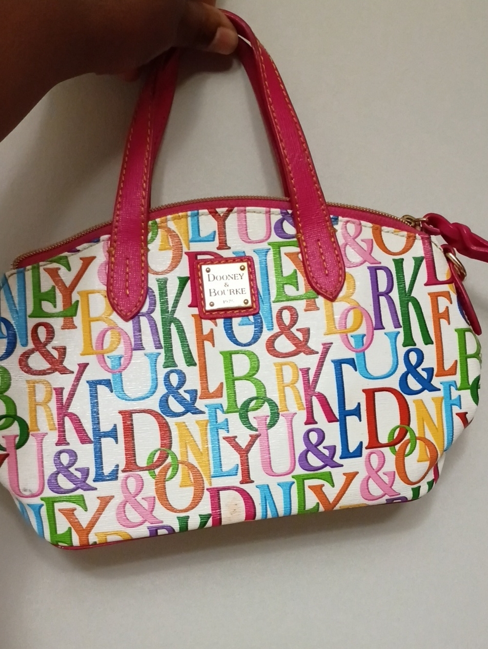 Dooney & Bourke Doodle II Coated Cotton Domed Satchel Domed Satchel Multicolor & - Picture 2 of 5